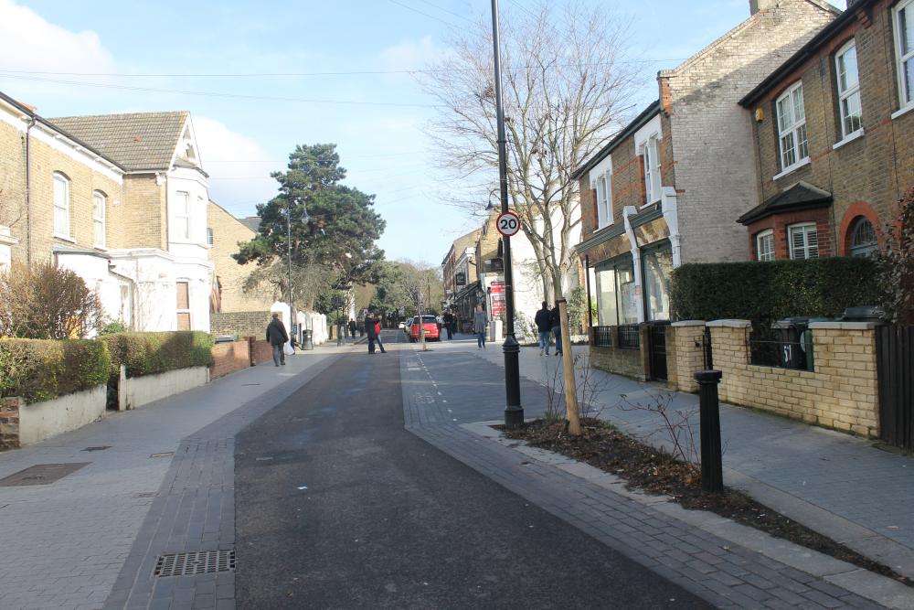 Mini Holland Street in Walthamstow