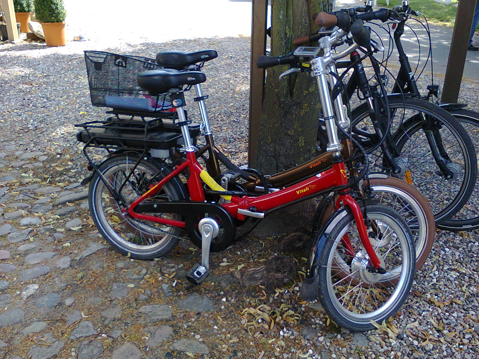 Two Folding E-Bikes