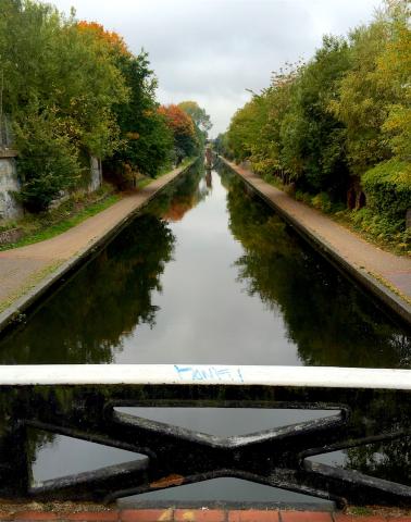 A view of the Birmingham main line canal