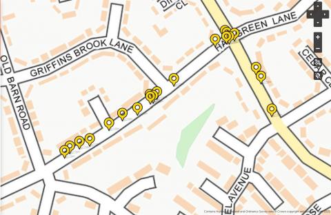 Hay Green Lane Potholes