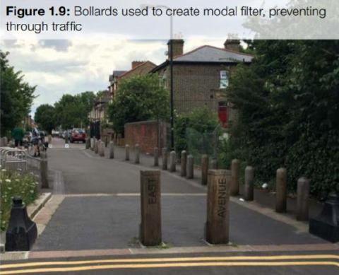 Modal Filter Using Bollards
