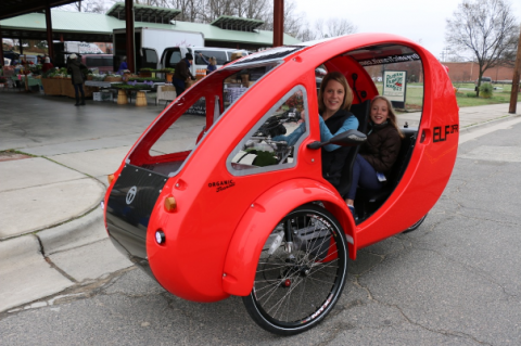 ELF cycle utility vehicle made by Organic Transit