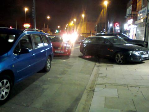 Selly Oak High Street pavement