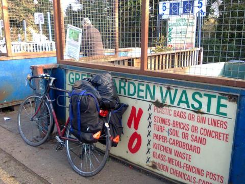 Recycling a christmas tree