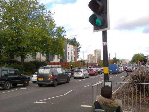 Long Delays at a Toucan Crossing near Selly Oak Triangle