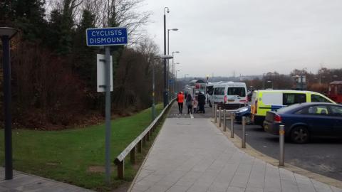 A pointless short discontinuity in the cycleway