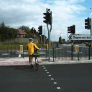 Crossing on Northfield bypass
