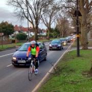 Close overtaking on Pershore Road