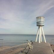 Bike and sea at Copenhagen