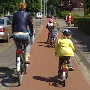 Family cycling in the Netherlands