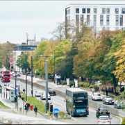 View of Hagley Road from Morrisons