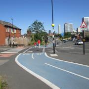 Side Road Crossing on Dudley Road
