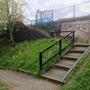 Northbrook Street steps bottom view