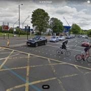 Looking down Edgbaston Road towards the cricket ground from Pershore Road