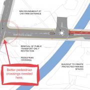 Proposed changes to St Vincent Street / Sheepcote Street junction