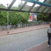 Cycle parking at Neumünster bus station