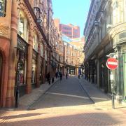 No entry signs on Cannon Street