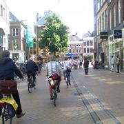 Dutch People Traveling Around a City