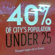 Forty percent of the population of Birmingham is under 25