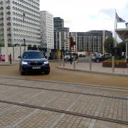 NCN5 Crossing of Broad Street Conflict with Motor Traffic