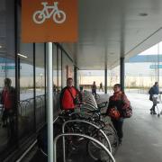Sainsburys bike stands sorted