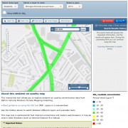 Selly Oak Triangle roadside NO2 levels 2015