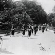 Workers Cycling to the Cadbury Factory 1905