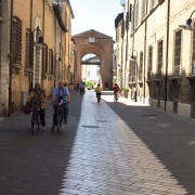 Restricted traffic street in Ravenna