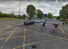 Looking down Edgbaston Road towards the cricket ground from Pershore Road