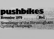 Title of Push Bikes First Newsletter