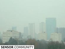 Air pollution seen over Birmingham