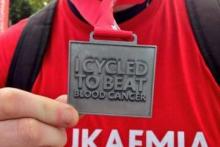 Cycling to beat blood cancer