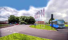 Artist's impression of a Sprint bus