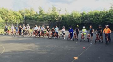 Big Birmingham Bike recipients at Nechells Wellbeing Centre